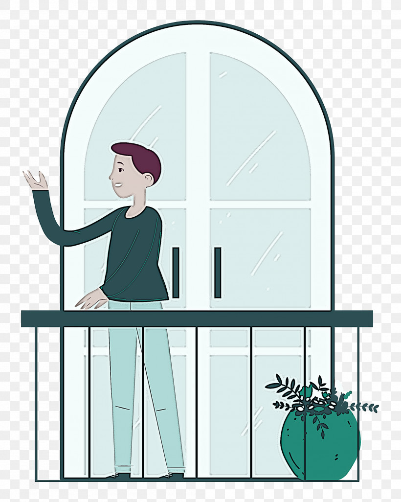 Balcony Home Rest, PNG, 1998x2500px, Balcony, Behavior, Cartoon, Furniture, Geometry Download Free