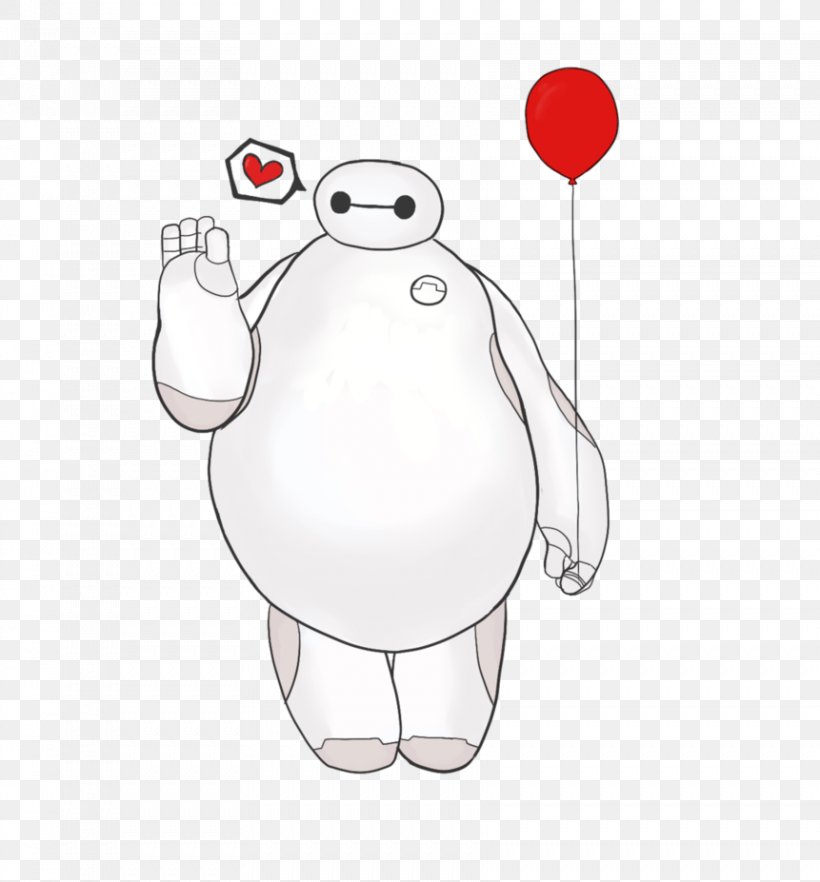 Baymax Drawing Clip Art, PNG, 861x927px, Watercolor, Cartoon, Flower, Frame, Heart Download Free
