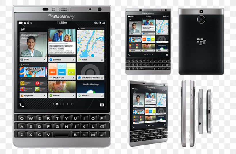 BlackBerry Passport Smartphone BlackBerry Passport Clamshell Design, PNG, 992x650px, Blackberry, Blackberry Passport, Cellular Network, Clamshell Design, Communication Device Download Free