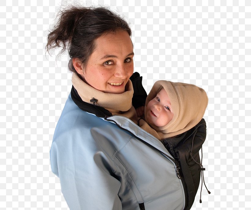 baby wearing scarf