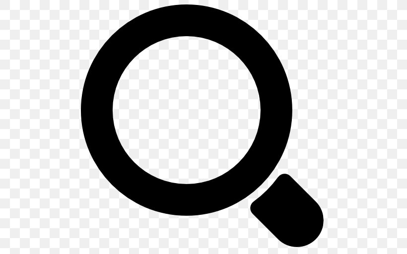 Magnifying Glass Symbol, PNG, 512x512px, Magnifying Glass, Black And White, Glass, Magnifier, Search Box Download Free