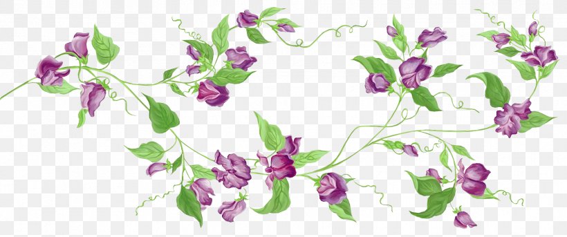 Flower Purple Clip Art, PNG, 1824x764px, Flower, Blossom, Blue, Branch, Color Download Free
