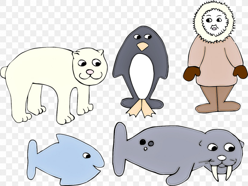 Animal Figure Cartoon Line Art Wildlife Walrus, PNG, 1280x961px, Animal Figure, Cartoon, Line Art, Walrus, Wildlife Download Free