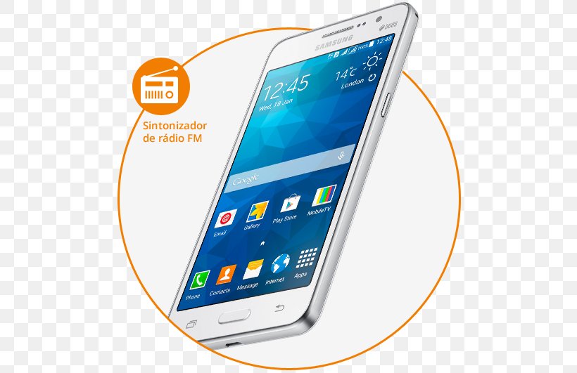 Smartphone Feature Phone Samsung Galaxy Grand Prime Samsung Galaxy Gran Prime Duos TV, PNG, 496x531px, Smartphone, Android, Android Kitkat, Cellular Network, Communication Device Download Free