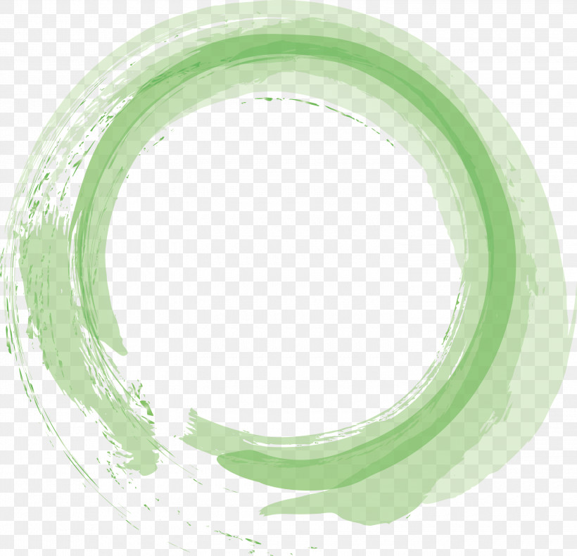 Circle Green Analytic Trigonometry And Conic Sections Mathematics Precalculus, PNG, 3000x2893px, Brush Fram, Analytic Trigonometry And Conic Sections, Circle, Circular Brush Frame, Green Download Free
