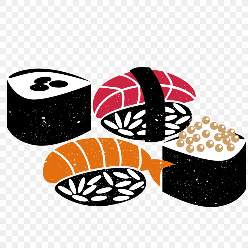Sushi Japanese Cuisine Take-out Sashimi, PNG, 1000x1000px, Sushi, Brand, Delivery, Dish, Food Download Free