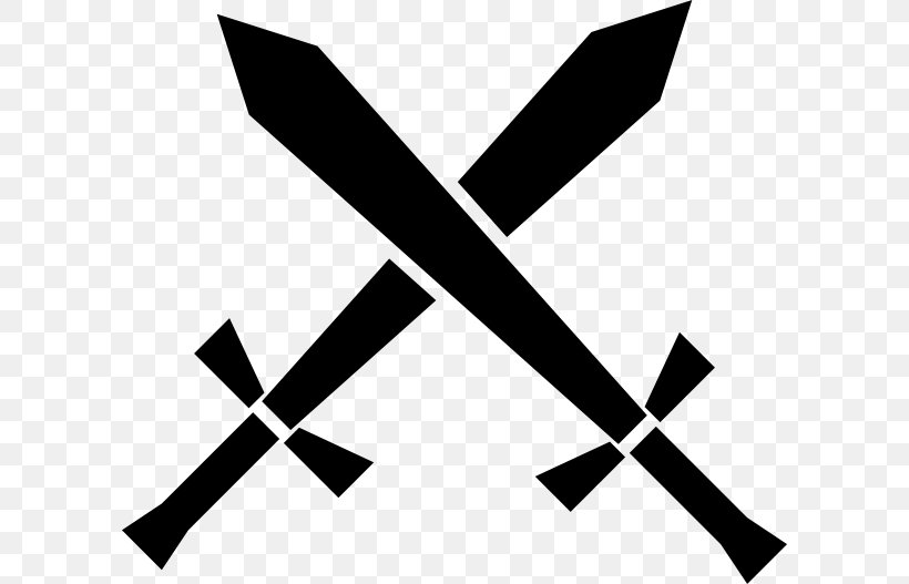 Sword Symbol Clip Art, PNG, 600x527px, Sword, Black, Black And White, Can Stock Photo, Classification Of Swords Download Free