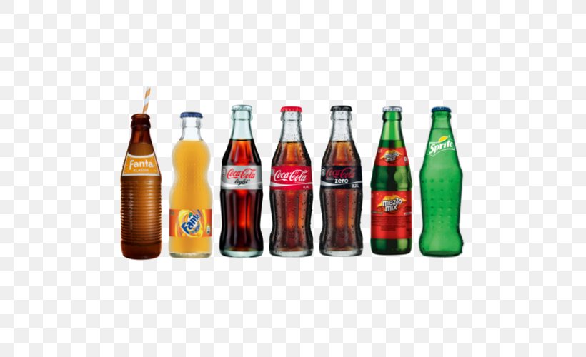 Fizzy Drinks Coca-Cola Sprite Fanta Diet Coke, PNG, 500x500px, Fizzy Drinks, Beer Bottle, Bottle, Carbonated Soft Drinks, Coca Cola Download Free