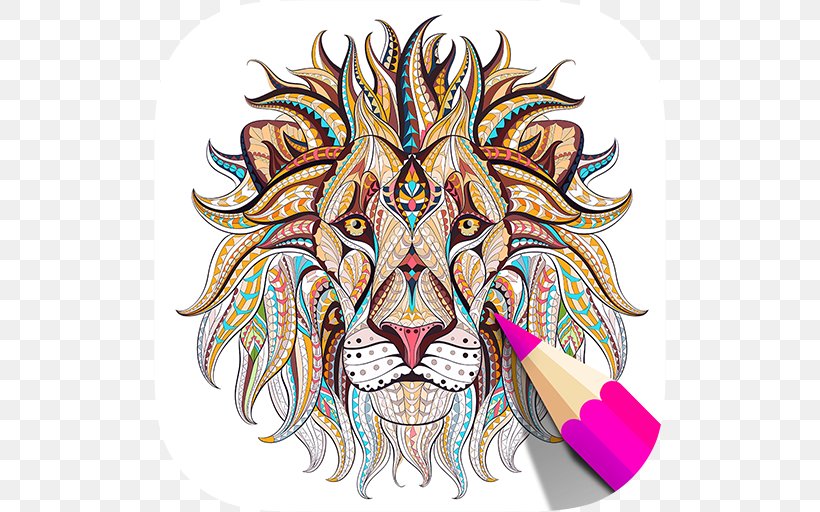 Lionhead Rabbit Painting Asiatic Lion, PNG, 512x512px, Lionhead Rabbit, Art, Asiatic Lion, Creative Market, Drawing Download Free