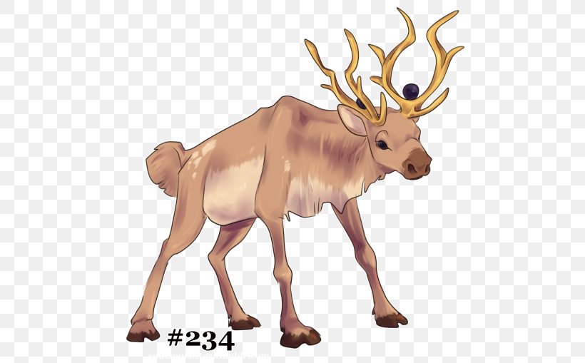 Reindeer Elk Moose Pokémon Pokédex, PNG, 500x509px, Reindeer, Animal Figure, Antler, Cattle Like Mammal, Deer Download Free