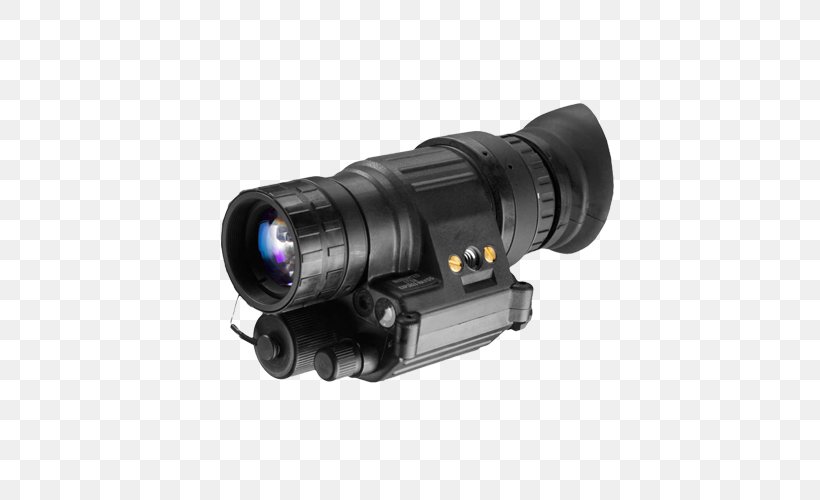 AN/PVS-14 Night Vision Device Monocular Visual Perception, PNG, 500x500px, Night Vision, Binoculars, Camera Lens, Field Of View, Hardware Download Free