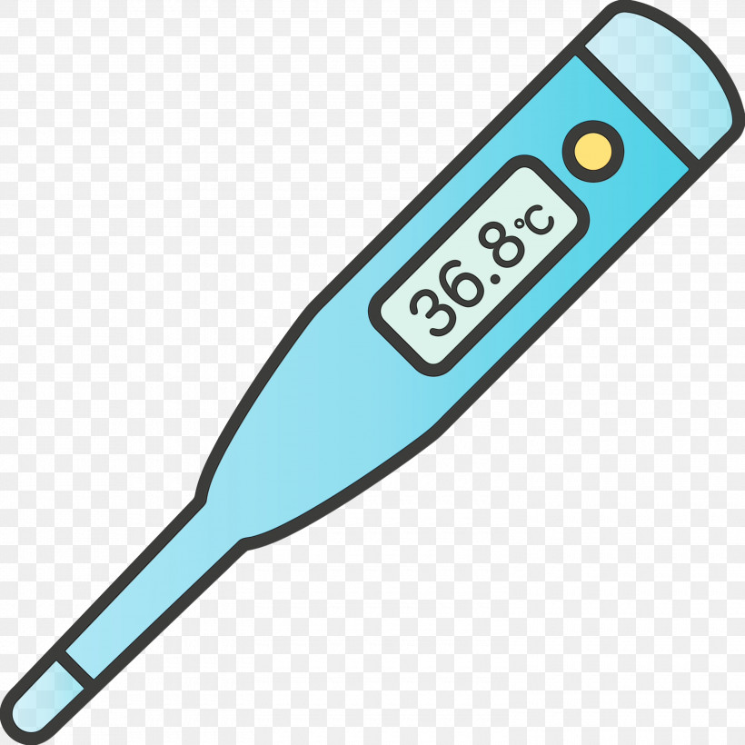 Geratherm Fiebertherm.color Digital Softball Bat Icon Softball Line, PNG, 3000x3000px, Thermometer, Color, Geratherm Fieberthermcolor Digital, Line, Meter Download Free