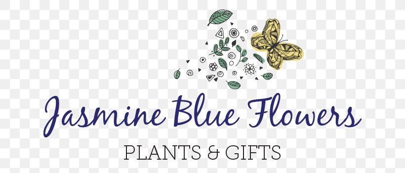 Jasmine Blue Flowers Plants Floristry Logo, PNG, 800x350px, Jasmine, Birthday, Body Jewelry, Brand, California Download Free