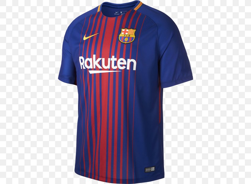 FC Barcelona Jersey 2017–18 La Liga 0 Kit, PNG, 600x600px, 2017, Fc Barcelona, Active Shirt, Blue, Brand Download Free