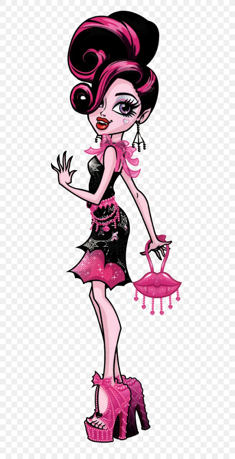 Monster High Doll Frankie Stein Barbie, PNG, 677x1600px, Watercolor, Cartoon, Flower, Frame, Heart Download Free