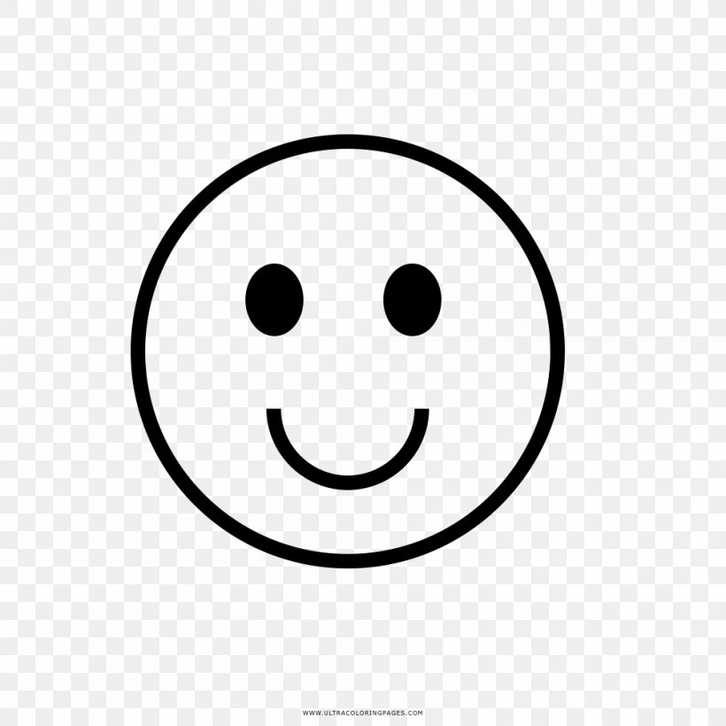 Smiley Coloring Book Happiness Drawing, PNG, 1000x1000px, Smiley, Area, Black And White, Child, Coloring Book Download Free