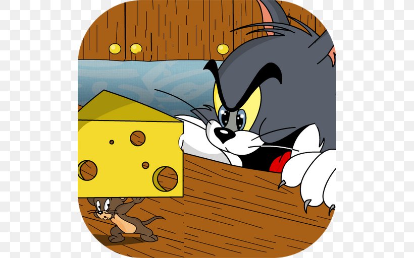 Tom And Jerry In House Trap YouTube Cartoon Animated Series, PNG, 512x512px, Tom And Jerry, Animated Cartoon, Animated Series, Art, Carnivoran Download Free