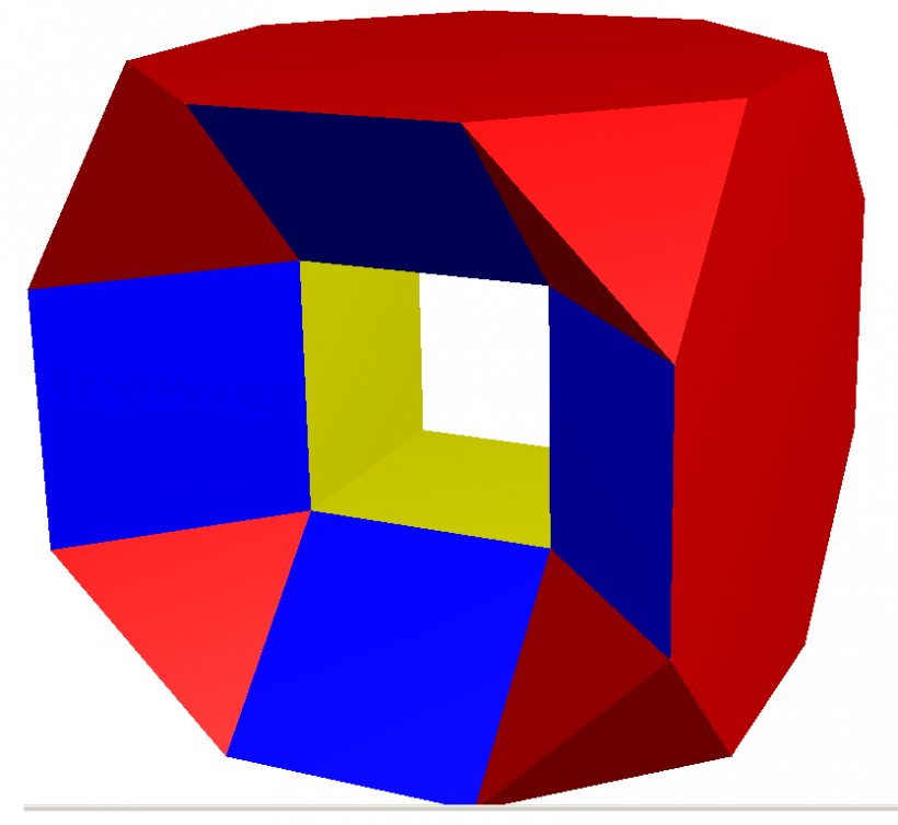 Toroidal Polyhedron Truncated Cube Torus, PNG, 835x768px, Toroidal Polyhedron, Area, Blue, Edge, Genus Download Free