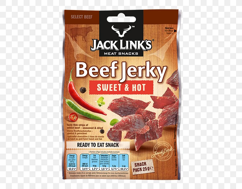 Jack Link's Beef Jerky Jack Link's Beef Jerky Meat Chili Con Carne, PNG, 640x640px, Jerky, Animal Source Foods, Beef, Beef Tenderloin, Cake Download Free