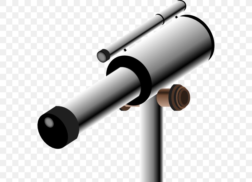 Telescope Free Content Clip Art, PNG, 576x592px, Telescope, Astronomy, Cylinder, Free Content, Hardware Download Free