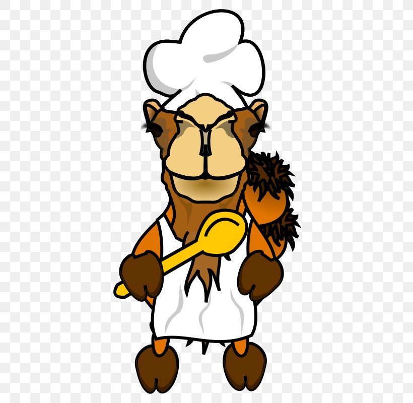 Bactrian Camel Dromedary Chef Clip Art, PNG, 406x800px, Bactrian Camel, Artwork, Camel, Carnivoran, Chef Download Free