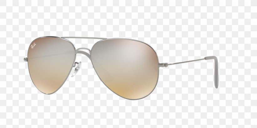 Aviator Sunglasses Ray-Ban Aviator Classic Ray-Ban Aviator Flash, PNG, 2000x1000px, Sunglasses, Aviator Sunglasses, Beige, Eyewear, Fashion Download Free