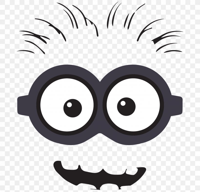 Bob The Minion Minions Eye Sticker Clip Art, PNG, 2500x2402px, Bob The Minion, Black And White, Cartoon, Decal, Despicable Me Download Free