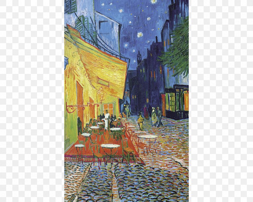 Café Terrace At Night The Starry Night The Night Café Almond Blossoms The Church At Auvers, PNG, 1000x800px, Starry Night, Acrylic Paint, Almond Blossoms, Arles, Art Download Free
