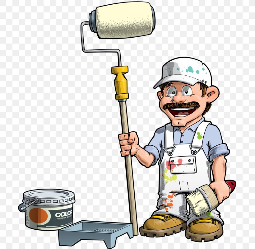 House Painter And Decorator Painting Clip Art, PNG, 703x800px, House Painter And Decorator, Art, Artist, Cartoon, Cook Download Free