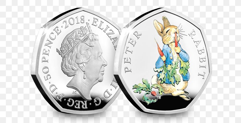 Coin The Tale Of Peter Rabbit The Tailor Of Gloucester Silver, PNG, 666x420px, Coin, Beatrix Potter, Body Jewelry, Cash, Collecting Download Free