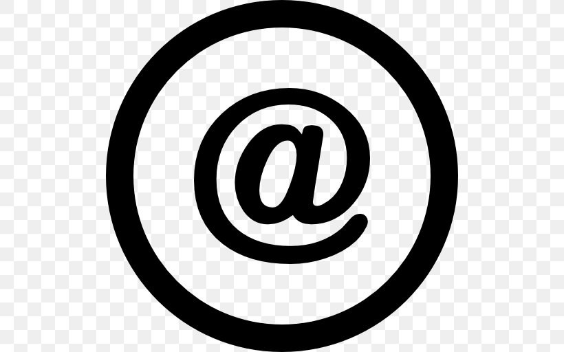 Email Symbol Clip Art, PNG, 512x512px, Email, Area, Black And White, Brand, Internet Download Free