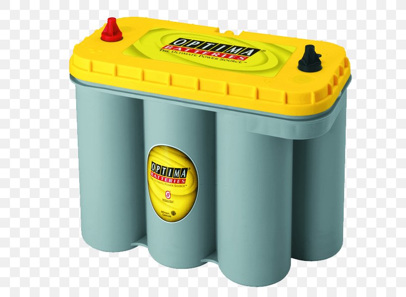 Car Optima/Battery Optima Batteries 8014-045 D34/78 YellowTop Dual Purpose Battery Deep-cycle Battery VRLA Battery, PNG, 800x600px, Car, Ampere, Automotive Battery, Battery Council International, Deepcycle Battery Download Free