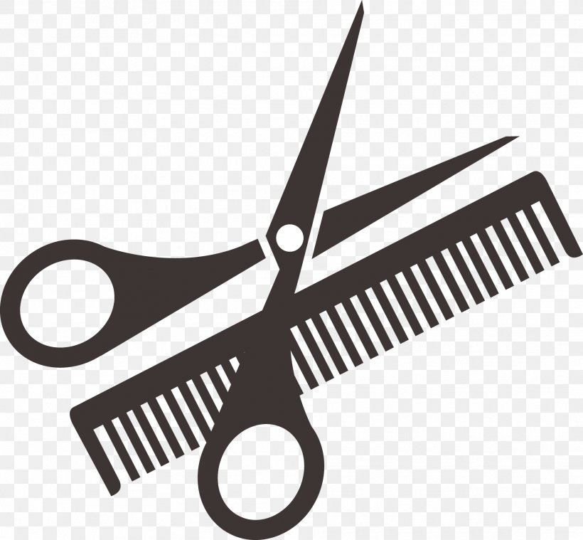 Comb Scissors Hairdresser Clip Art, PNG, 1875x1737px, Comb, Barber, Beauty Parlour, Hair, Hair Styling Tools Download Free