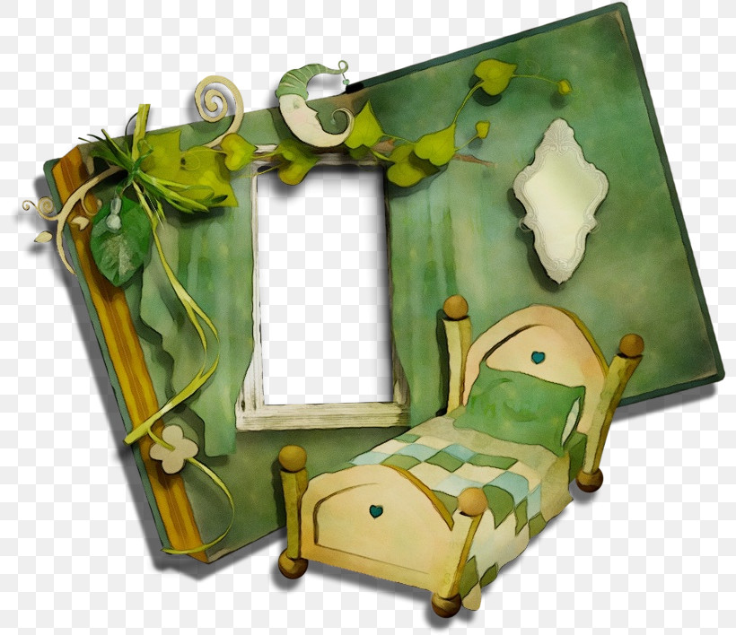 Picture Frame, PNG, 800x708px, Watercolor, Green, Paint, Picture Frame, Wet Ink Download Free