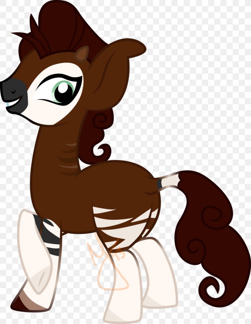 Pony Okapi Mustang Mane, PNG, 1024x1321px, Pony, Animal, Carnivoran, Cartoon, Deviantart Download Free
