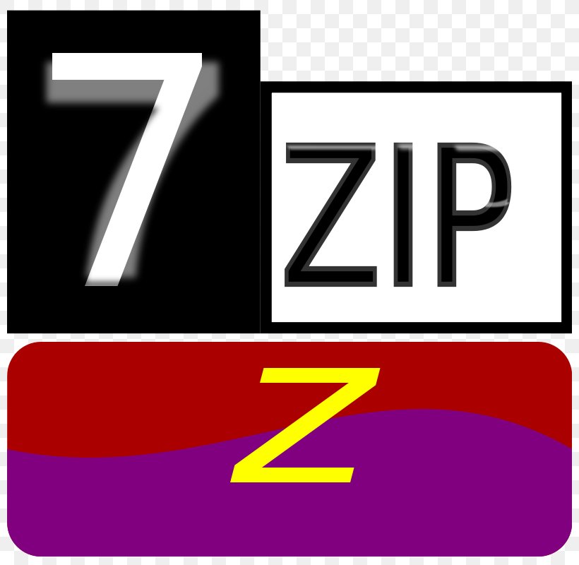 7-Zip Clip Art, PNG, 800x800px, Zip, Area, Brand, Free Software, Gzip Download Free