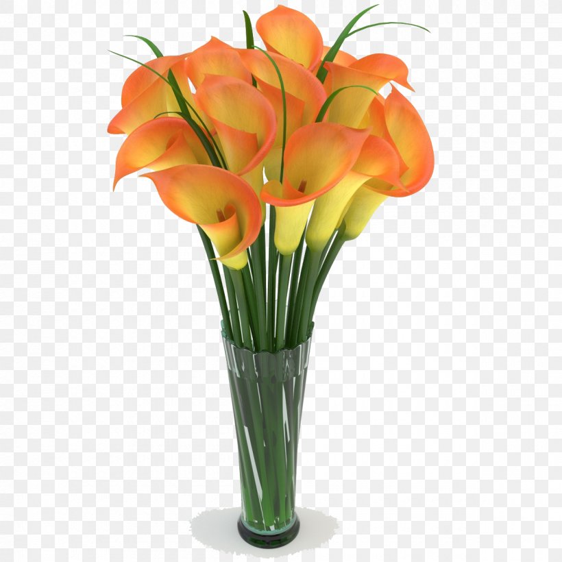Vase Yellow Flower Floral Design, PNG, 1200x1200px, 3d Computer Graphics, Vase, Artificial Flower, Cut Flowers, Floral Design Download Free