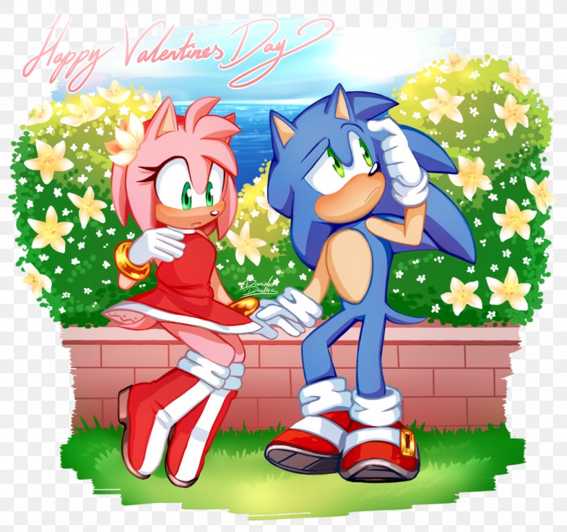 Amy Rose Sonic The Hedgehog Sonic & Sega All-Stars Racing, PNG, 1169x1099px, Watercolor, Cartoon, Flower, Frame, Heart Download Free