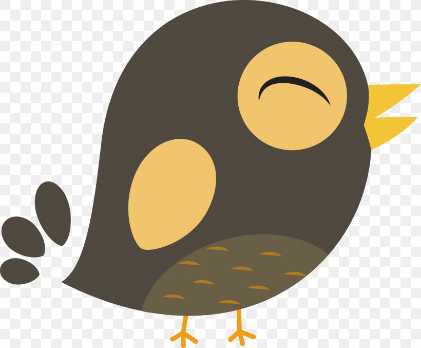 Birds Beak Flightless Bird Owl M Yellow, PNG, 3000x2477px, Cartoon Bird, Beak, Biology, Birds, Cute Bird Download Free