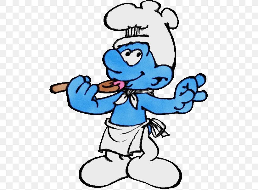 Chef Cartoon, PNG, 509x604px, Baker Smurf, Brainy Smurf, Cartoon, Chef Smurf, Clumsy Smurf Download Free