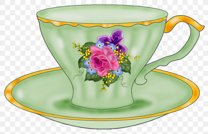 coffee cup and saucer clipart heart