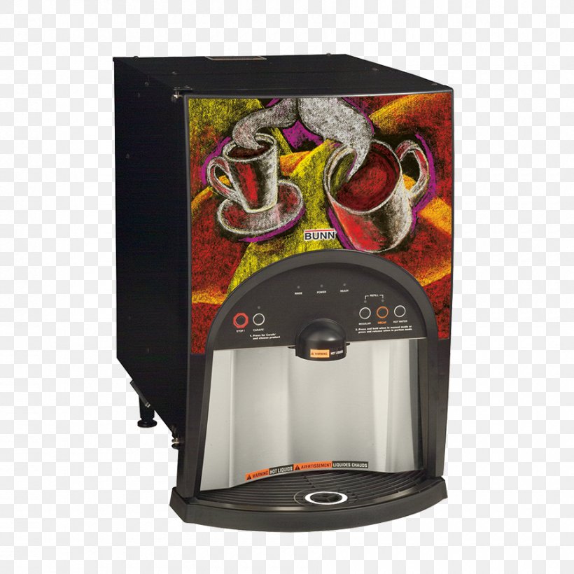 Coffeemaker Bunn-O-Matic Corporation Espresso Cappuccino, PNG, 900x900px, Coffee, Brewed Coffee, Bunnomatic Corporation, Cafeteira, Cappuccino Download Free