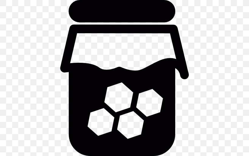 Food Honey Jar Clip Art, PNG, 512x512px, Food, Black, Black And White, Bottle, Container Download Free