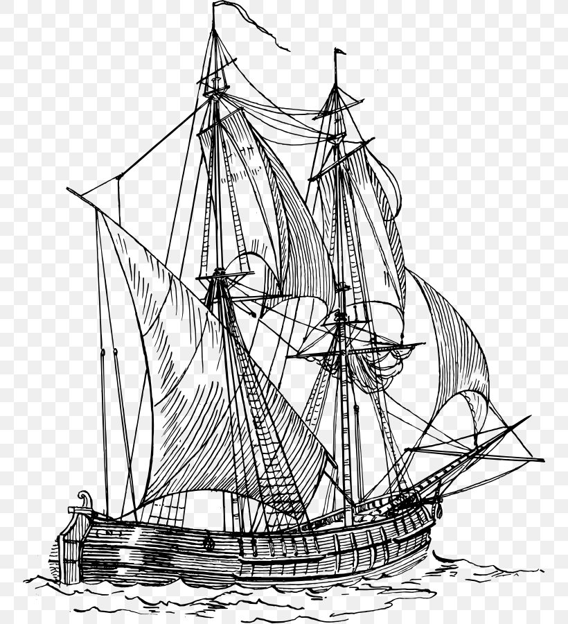 Sailing Ship Boat Drawing Clip Art, PNG, 754x900px, Ship, Artwork, Baltimore Clipper, Barque, Barquentine Download Free