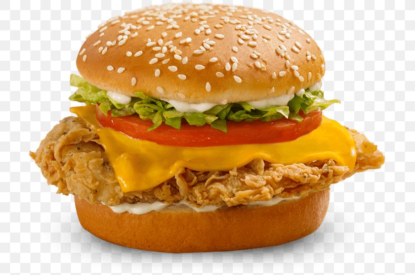 Cheeseburger Church's Chicken Chicken Sandwich Wrap KFC, PNG, 709x544px, Cheeseburger, American Food, Breakfast Sandwich, Buffalo Burger, Bun Download Free