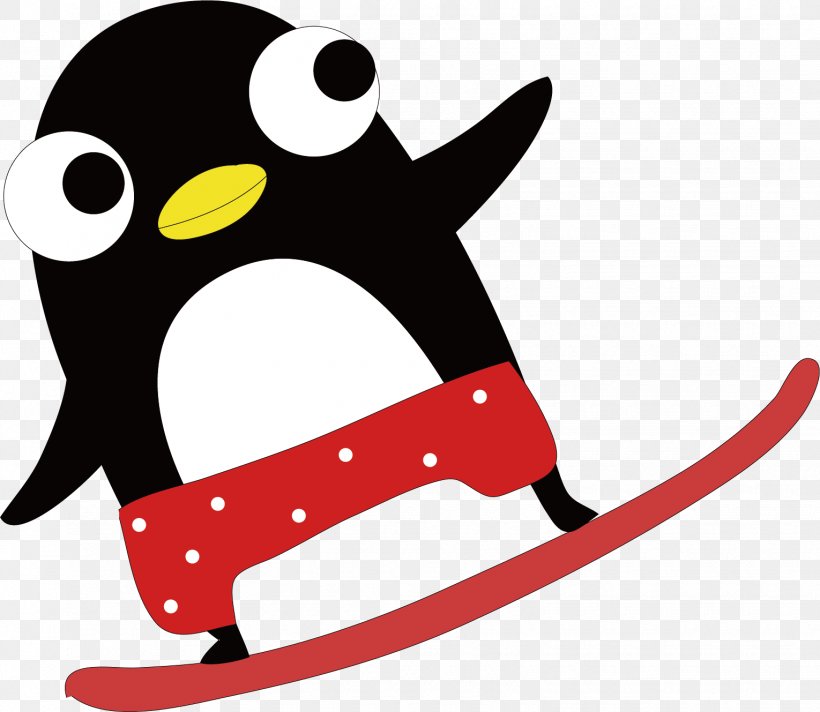 Penguin Illustration, PNG, 1530x1329px, Penguin, Designer, Headgear, Illustrator, Surfing Download Free