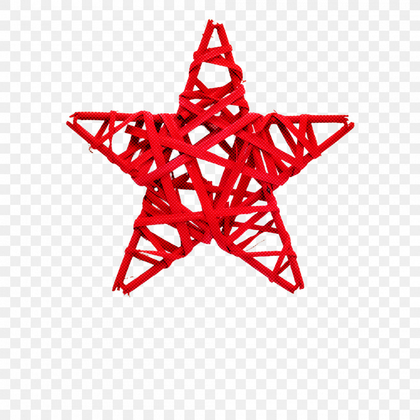 Red Triangle Tree Holiday Ornament Star, PNG, 2000x2000px, Red, Holiday Ornament, Star, Tree, Triangle Download Free