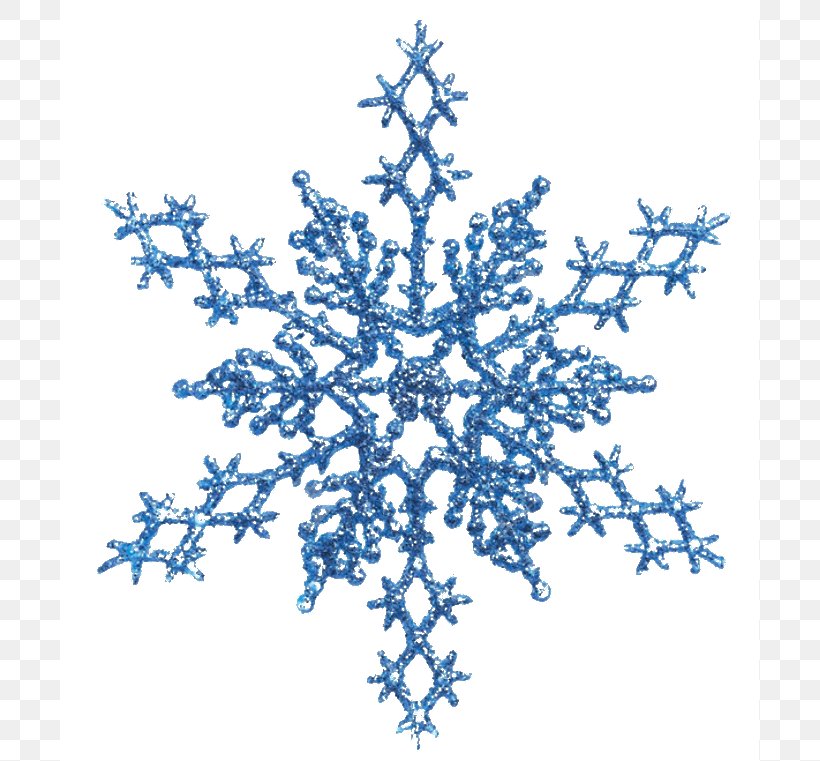 Snowflake Royalty-free Clip Art, PNG, 699x761px, Snowflake, Blue, Branch, Christmas Ornament, Christmas Tree Download Free