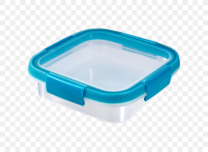 Plastic Food Box Container Blue, PNG, 600x600px, Plastic, Aqua, Blue, Box, Container Download Free
