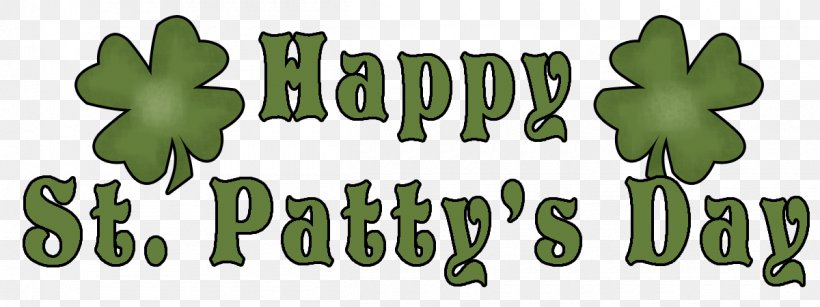 Saint Patrick's Day Logo Leaf Font Brand, PNG, 1200x450px, Logo, Brand, Grass, Green, Leaf Download Free